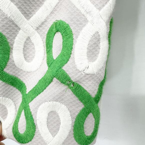 Juicy Couture Vintage Y2K Embroidered Pea Coat in Gray Green White Size Small - Picture 12 of 13